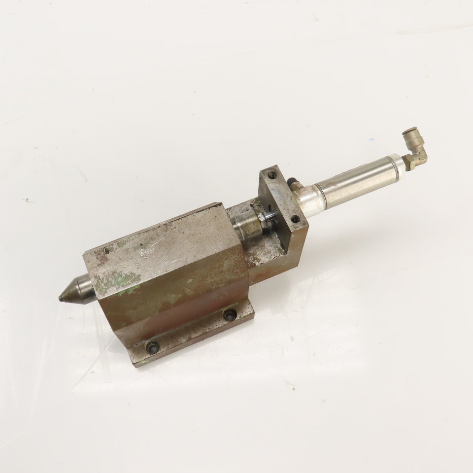 Cylinder Actuated Bench Center Tailstock W/ 3" Center Line Height