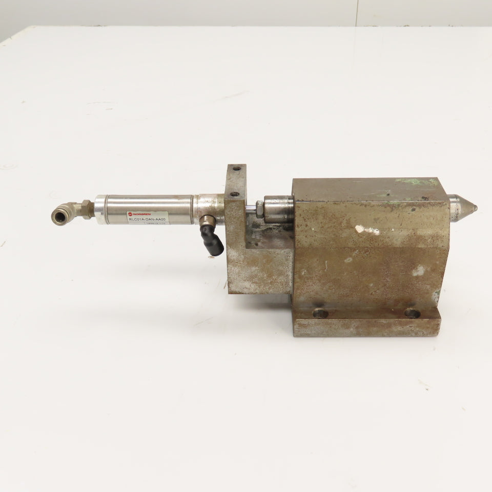 Cylinder Actuated Bench Center Tailstock W/ 3" Center Line Height