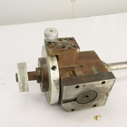 Drill Press Lathe Table Live Center Tail Stock W/Swivel Base 3" Centerline