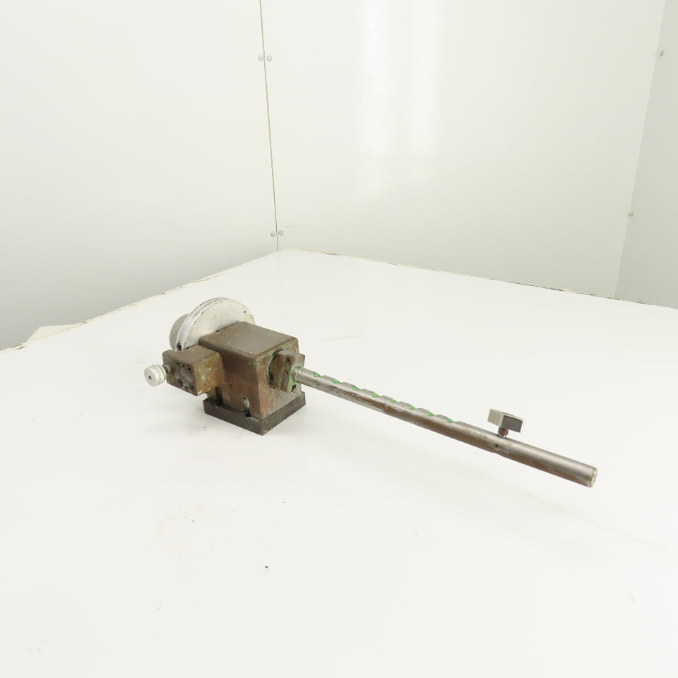 Drill Press Lathe Table Live Center Tail Stock W/Swivel Base 3" Centerline
