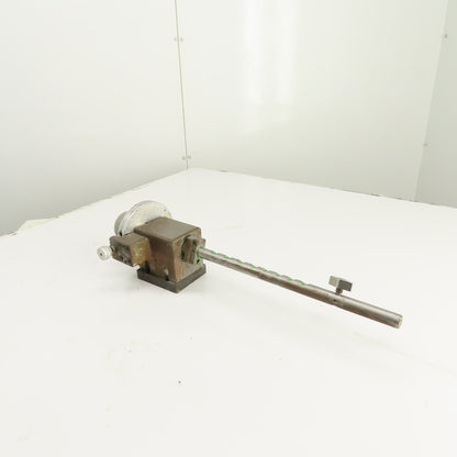 Drill Press Lathe Table Live Center Tail Stock W/Swivel Base 3" Centerline