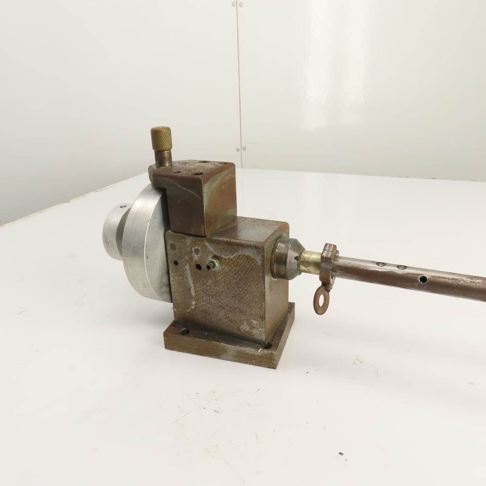 Drill Press Lathe Table Live Center Tail Stock W/Swivel Base 3-3/4" Centerline