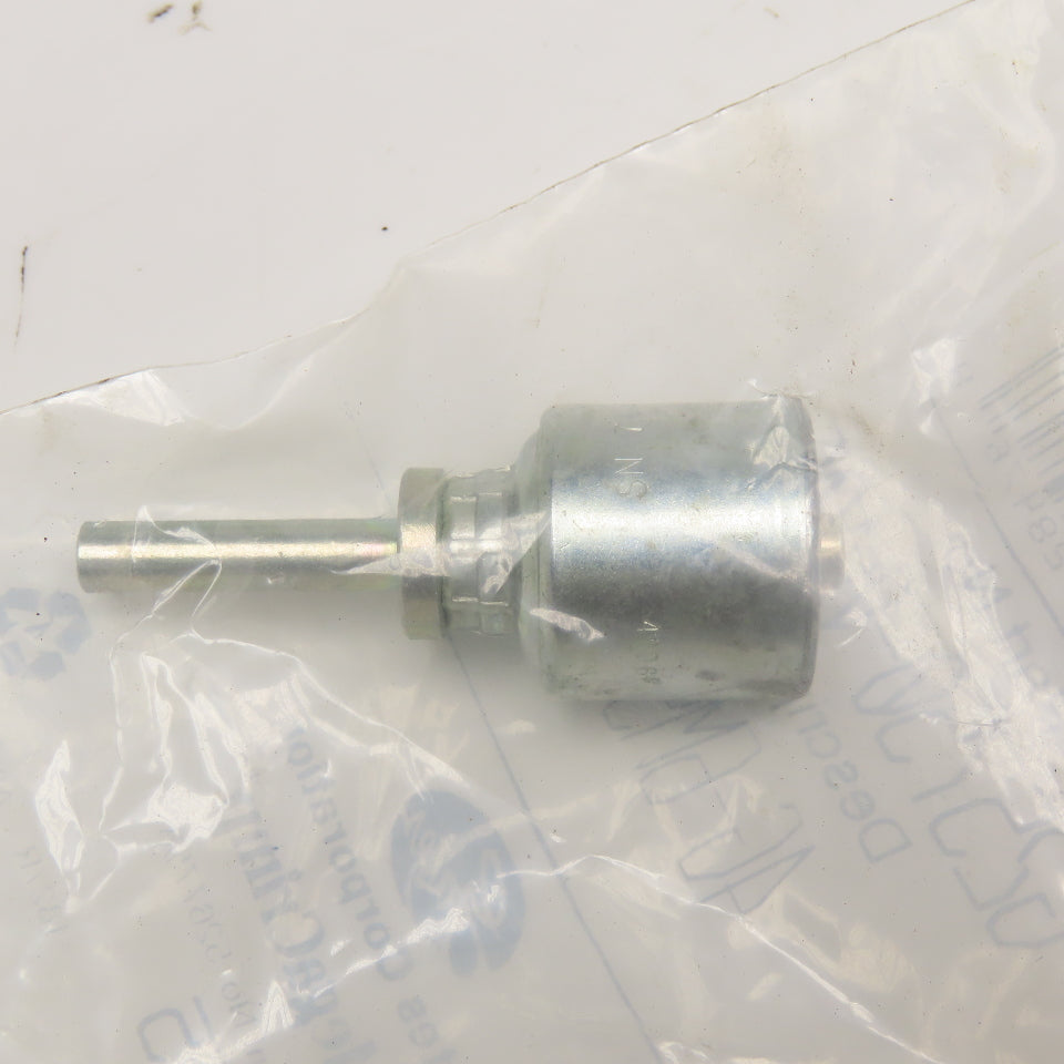 Gates 4G-6MLSP 1/4" (-4) ID Hose x 1/4" ID Hose Mega Crimp Stand Pipe Fitting