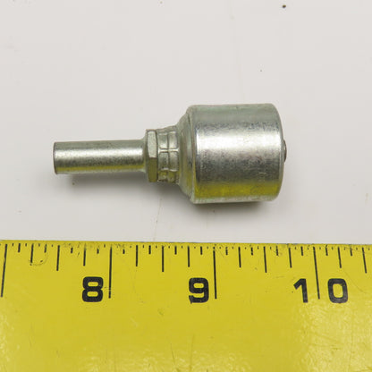 Gates 4G-8MLSP 8mm ID Hose x 8mm ID Metric Hose Mega Crimp Stand Pipe Fitting
