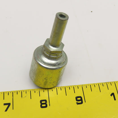 Gates 4G-8MLSP 8mm ID Hose x 8mm ID Metric Hose Mega Crimp Stand Pipe Fitting