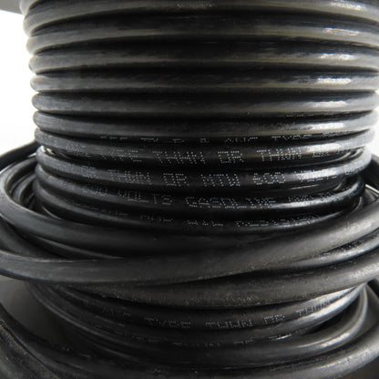 GCC 8AWG THHN/MTW/THWN Black Stranded Copper Wire 94' 600V