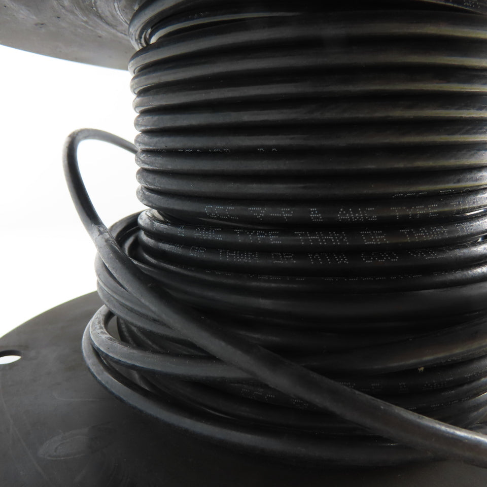 GCC 8AWG THHN/MTW/THWN Black Stranded Copper Wire 94' 600V
