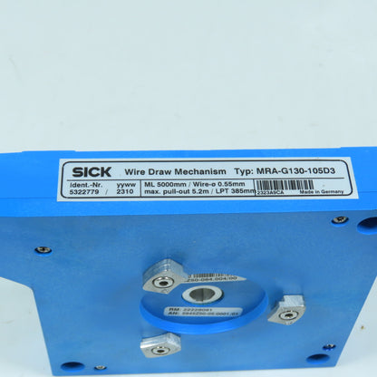 SICK 5322779 MRA-G130-105D3 Wire Draw Mechanism 5000mm 0.55mm Wire 5.2m Pull-Out