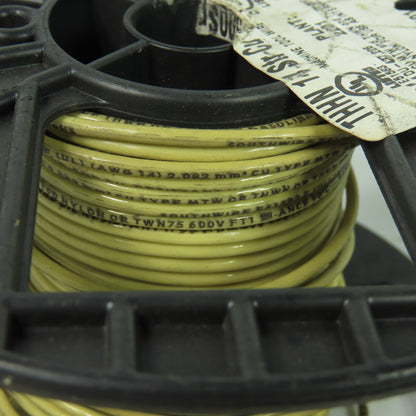 Southwire 14AWG THHN Yellow Stranded Copper Wire 170' Total Length 600V