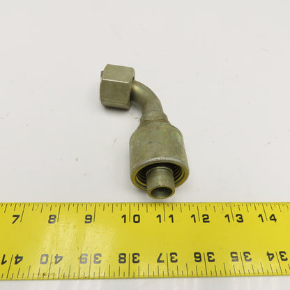 Gates 12G-12FFORX90S 3/4" (-12) ID Hose Crimp x 3/4" Female Flat Face Seal 90°