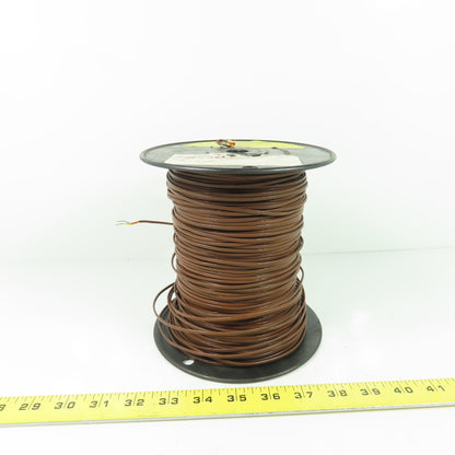 Pyromation K20-1-507 20AWG Thermocouple Wire Brown Solid 2-Wire 8LBS