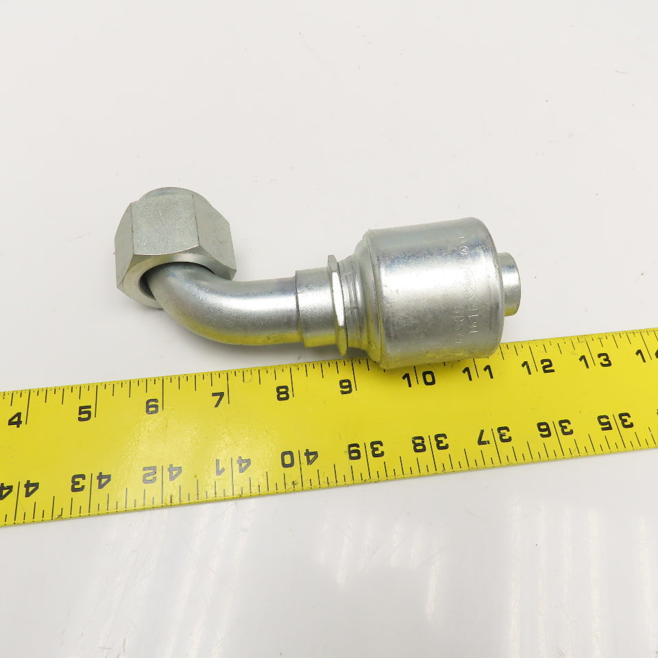Gates 16G-16FFORX90S 1" (-16) Hose ID x 1" Female Flat Face Seal 90° Elbow