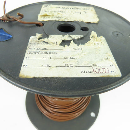 Pyromation K20-1-507 20AWG Thermocouple Wire Brown Solid 2-Wire 4-1/2LBS