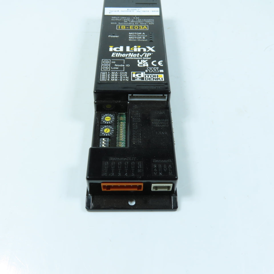 ITOH DENKI IB-E03A-P id LinX EtherNet/IP 2-Zone Motor Drive Controller 24V DC
