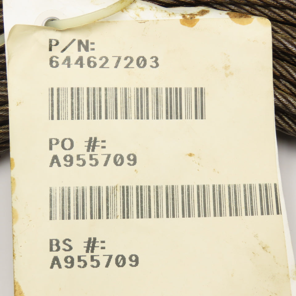 Yale 644627203 Hoist Wire Rope OEM Replacement 25D158-H6 x 19-027