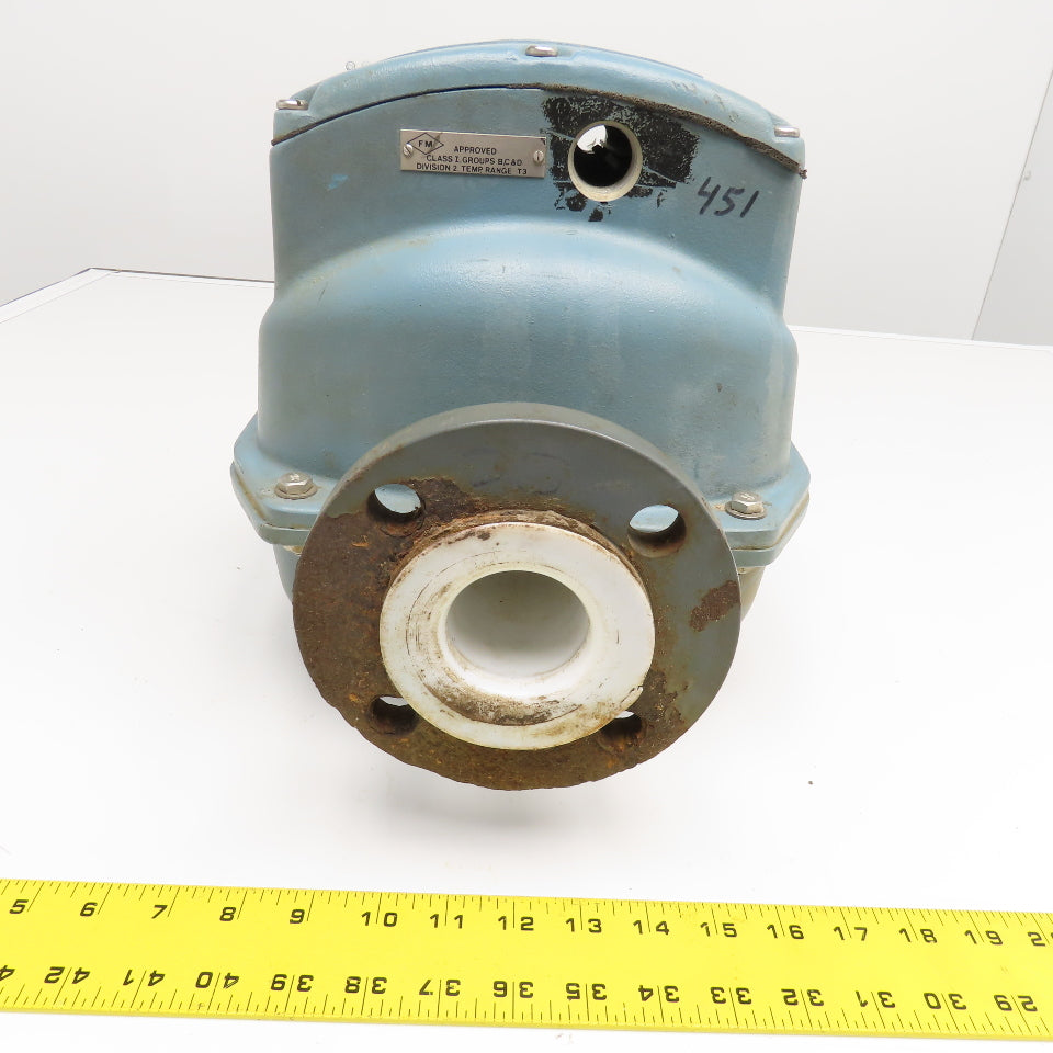 Foxboro 2802-SABA-TSG-G 2" Flange Magnetic Flow Tube 120V