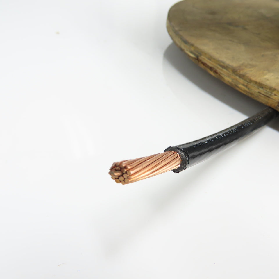 Encore 3AWG MTW/THHN/THWN Black Strand Copper Wire 600V 64'