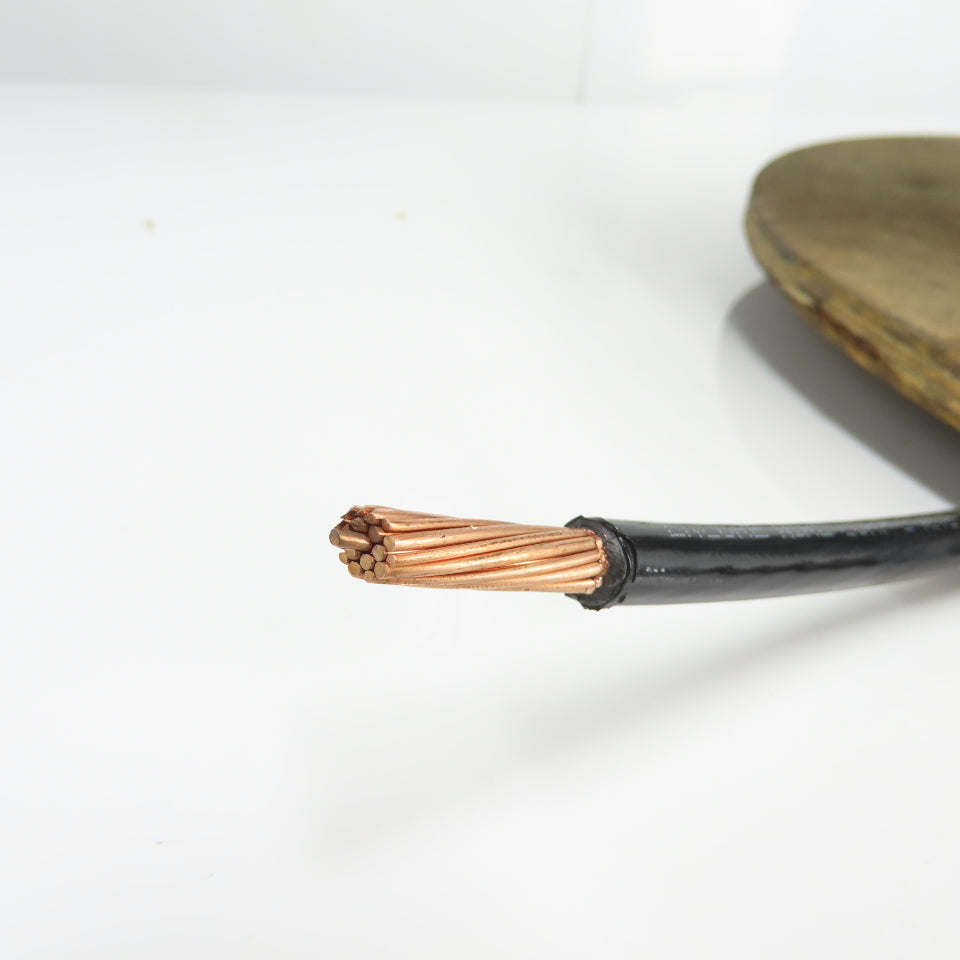 Encore 3AWG MTW/THHN/THWN Black Strand Copper Wire 600V 64'