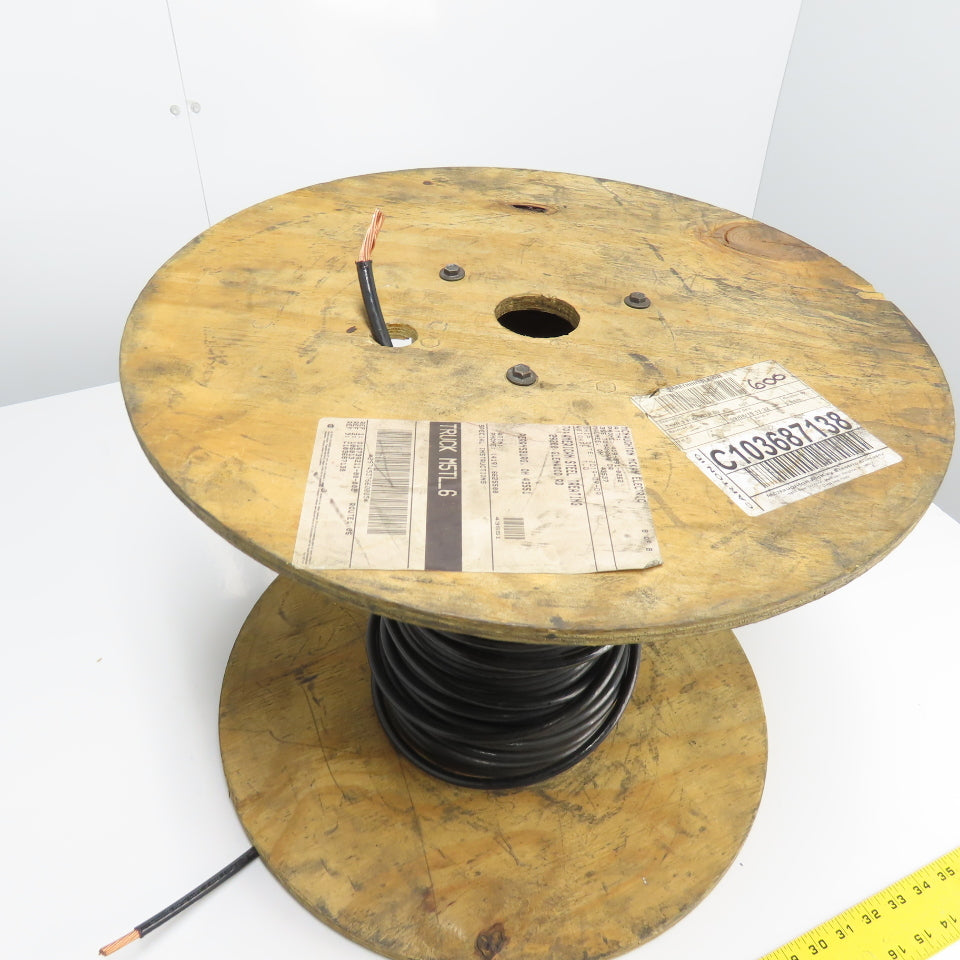 Encore 3AWG MTW/THHN/THWN Black Strand Copper Wire 600V 64'