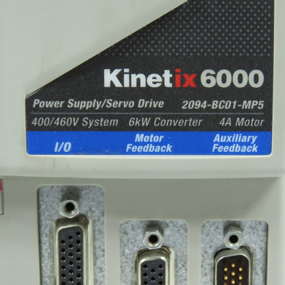 Allen-Bradley 2094-BC01-MP5 Kinetix 6000 Power Supply Servo Drive 6kW 400/460V