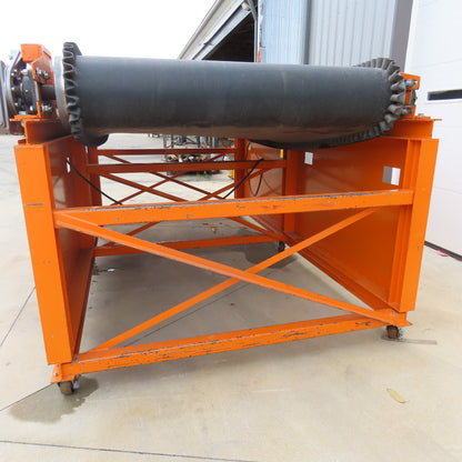 59" Wide x 10' Flat Belt Conveyor 230/460V 3Ph 263FPM 62" Fixed Discharge Height