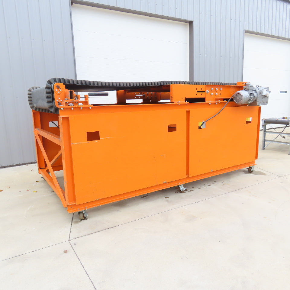 59" Wide x 10' Flat Belt Conveyor 230/460V 3Ph 263FPM 62" Fixed Discharge Height