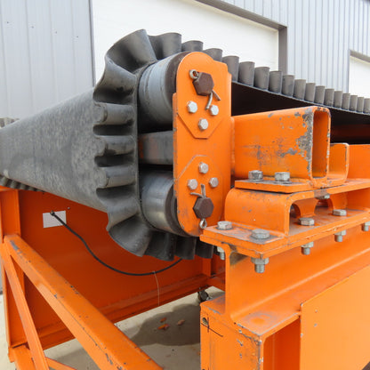59" Wide x 10' Flat Belt Conveyor 230/460V 3Ph 263FPM 62" Fixed Discharge Height
