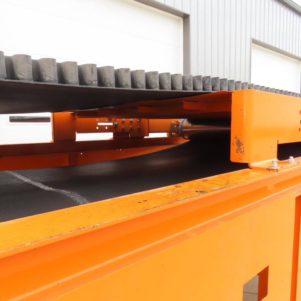 59" Wide x 10' Flat Belt Conveyor 230/460V 3Ph 263FPM 62" Fixed Discharge Height
