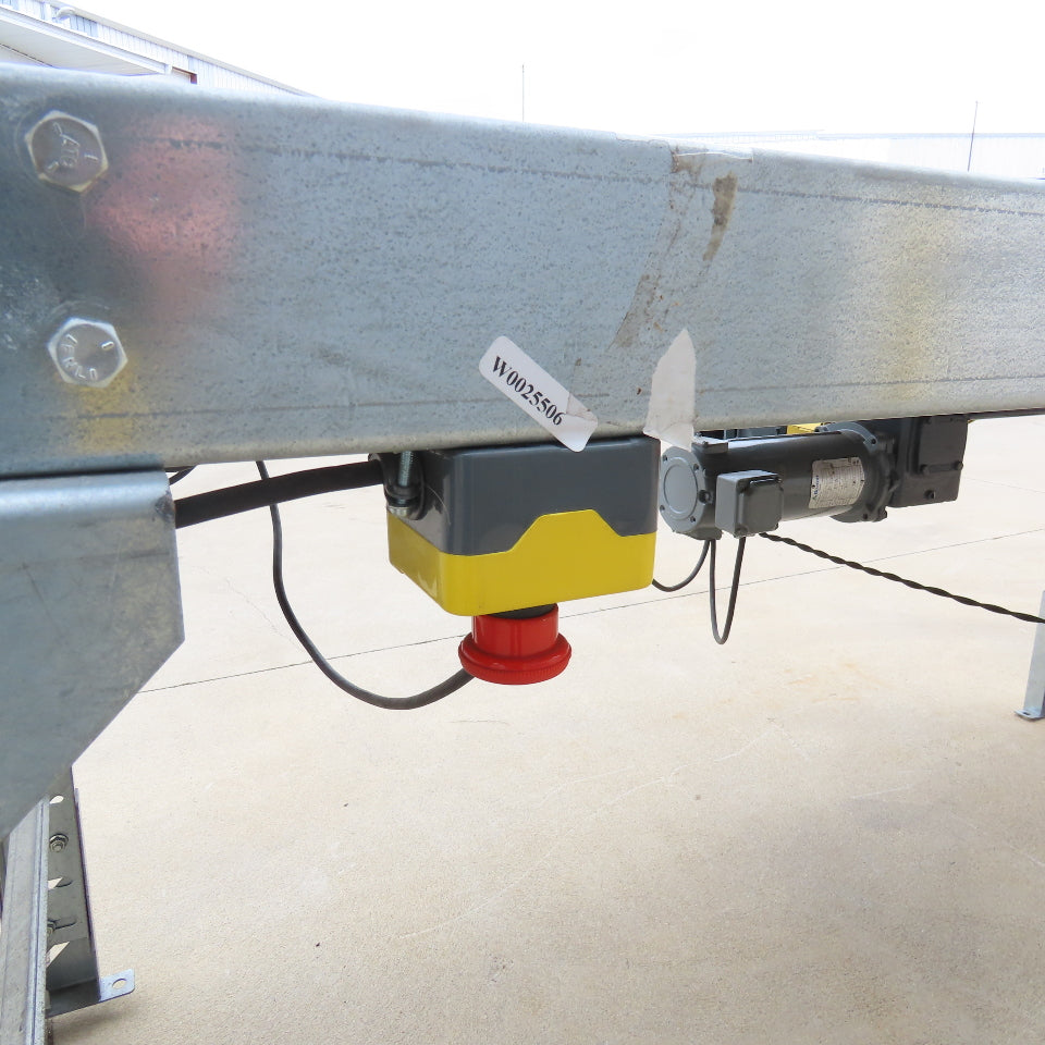 24" x 16' Slide Bed Conveyor 115V 1Ph 25FPM .5Hp