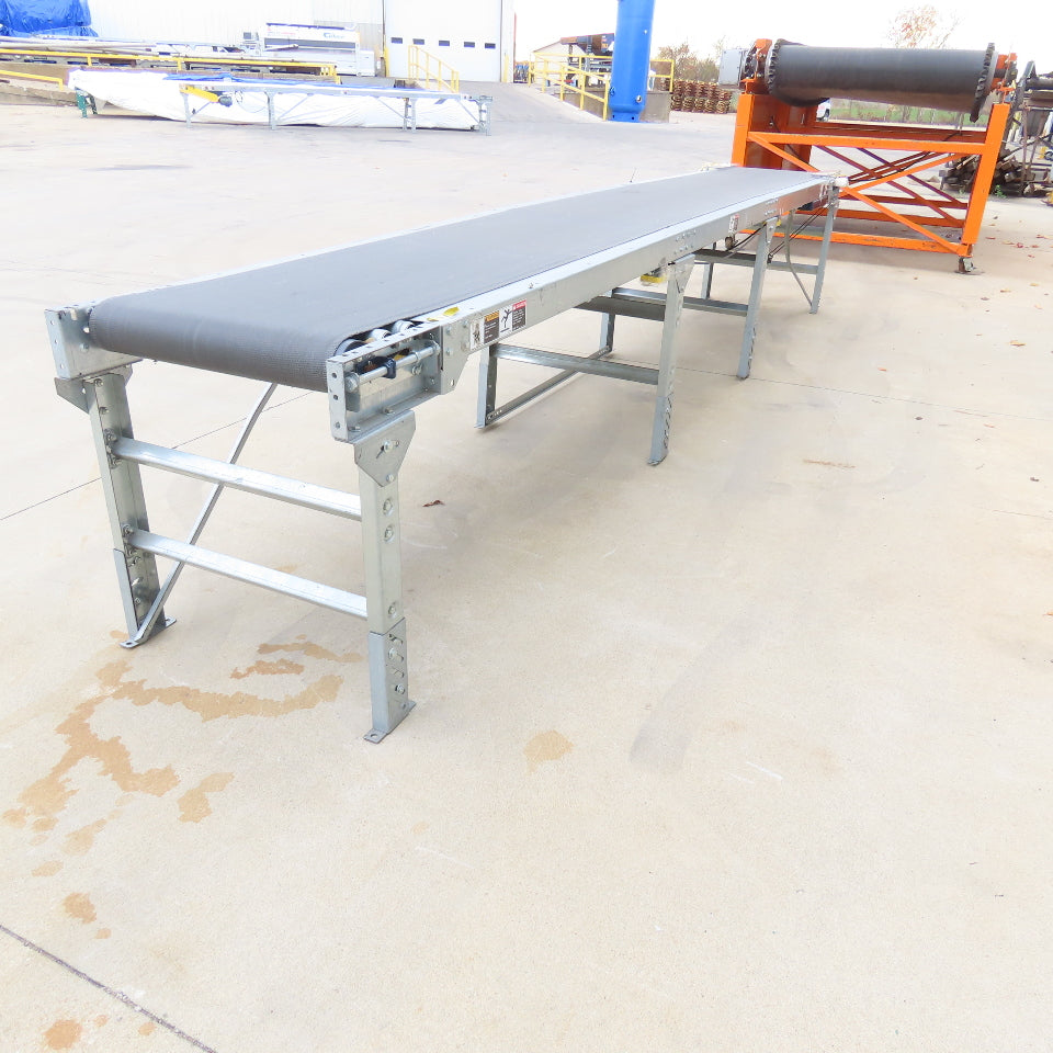 24" x 16' Slide Bed Conveyor 115V 1Ph 25FPM .5Hp