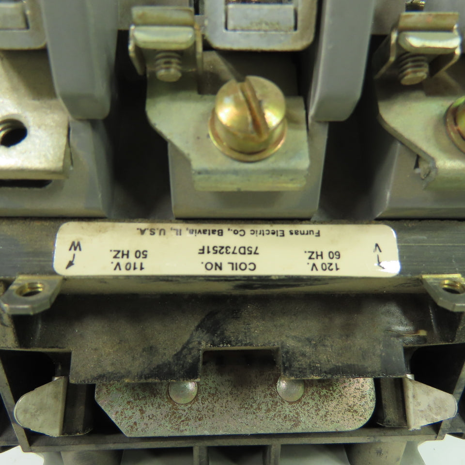 Furnas 40HP32AF Ser A Size 3 90A 600VAC Contactor 110/120V Coil