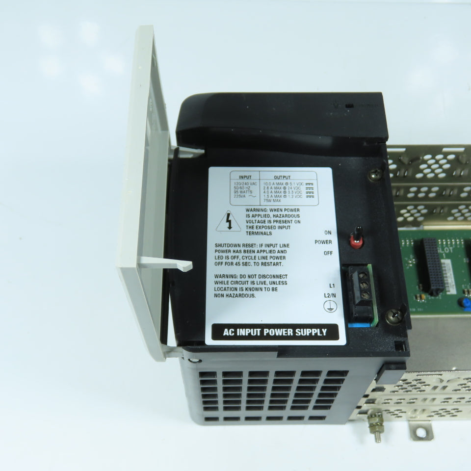 Allen-Bradley SerB ControlLogix 7 Slot Chassis W/ 1756-PA72 Power Supply