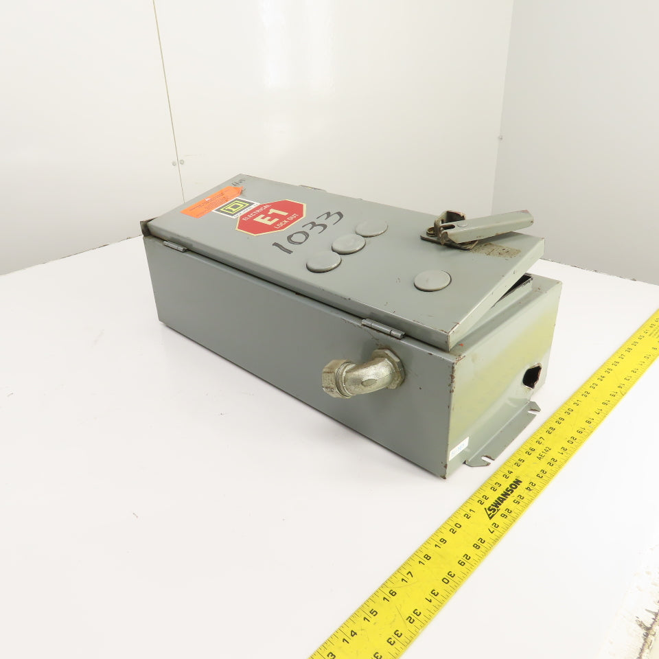 Square D 8538SCA14V81F4T 30A Disconnect Switch For Combo Starter