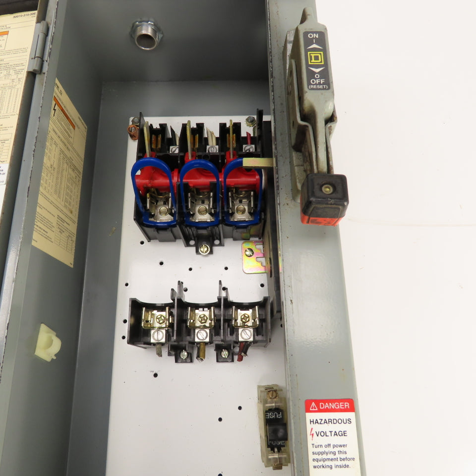 Square D 8538SCA14V81F4T 30A Disconnect Switch For Combo Starter