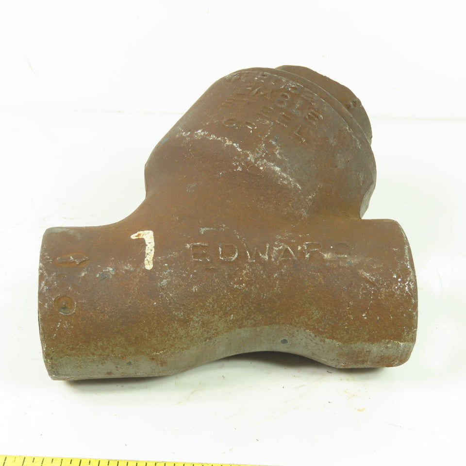 Edward Rockwell EM815 Check Valve W/ Weld Socket A105 Body
