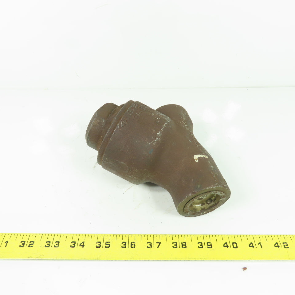 Edward Rockwell EM815 Check Valve W/ Weld Socket A105 Body