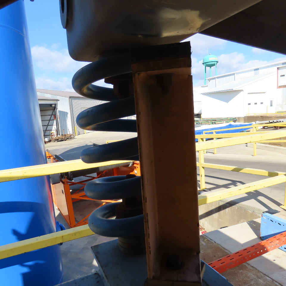 General Kinematics HSF 90x10x7 80" x 73" High Stroke Vibratory Feeder Conveyor