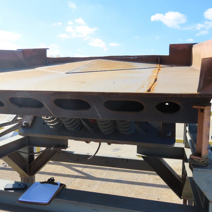 General Kinematics HSF 90x10x7 80" x 73" High Stroke Vibratory Feeder Conveyor