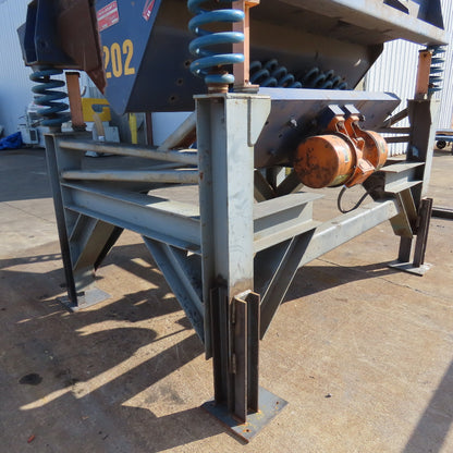 General Kinematics HSF 90x10x7 80" x 73" High Stroke Vibratory Feeder Conveyor