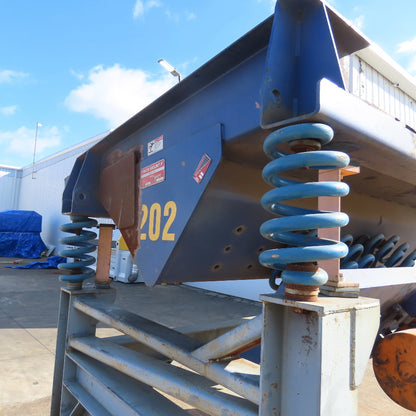 General Kinematics HSF 90x10x7 80" x 73" High Stroke Vibratory Feeder Conveyor