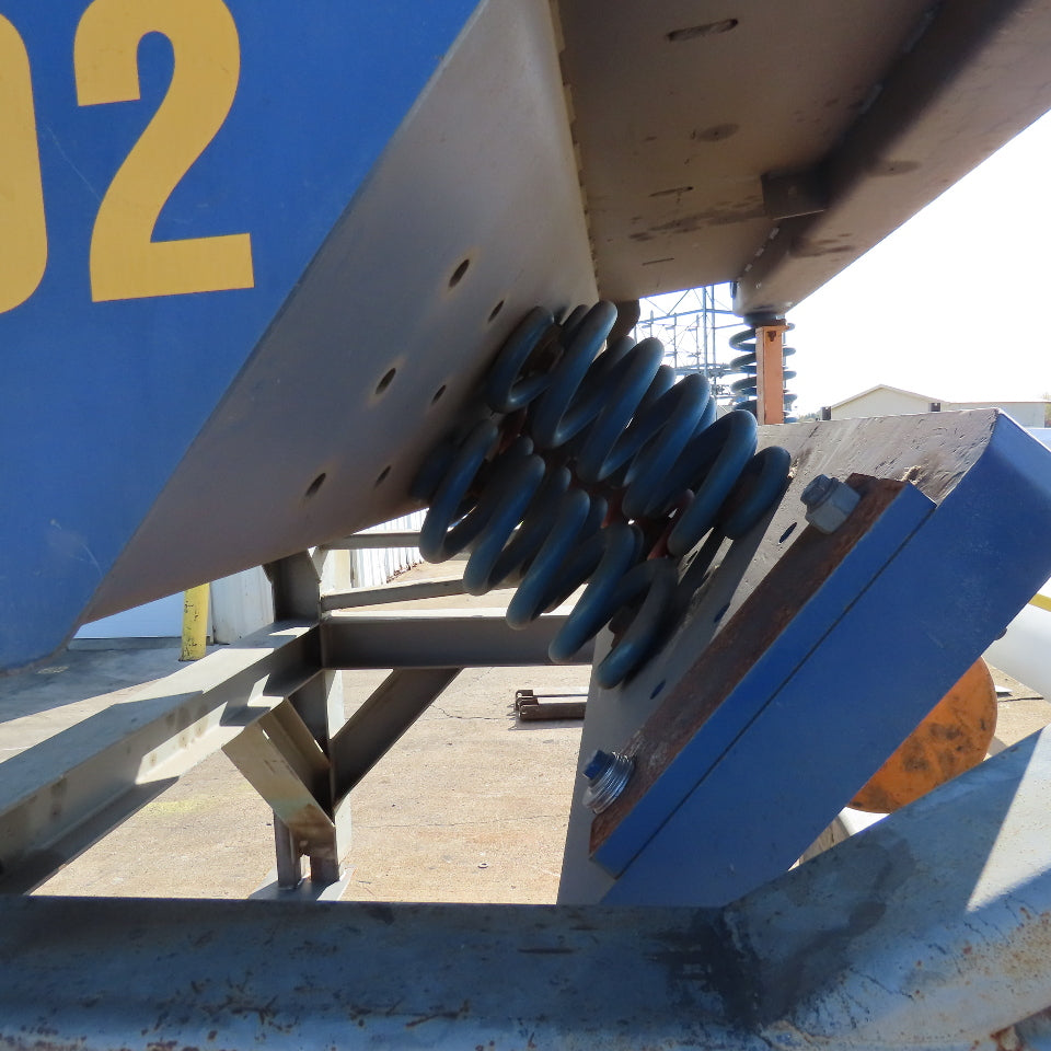 General Kinematics HSF 90x10x7 80" x 73" High Stroke Vibratory Feeder Conveyor