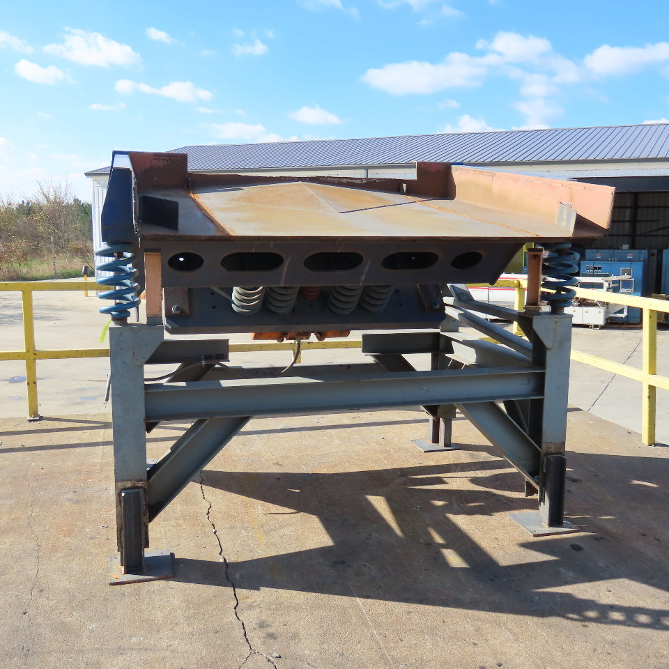 General Kinematics HSF 90x10x7 80" x 73" High Stroke Vibratory Feeder Conveyor