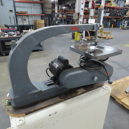 Atlas 4021 Vintage 24" Jig Scroll Saw 110-208/230V 1Ph W/ Rolling Cabinet