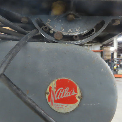 Atlas 4021 Vintage 24" Jig Scroll Saw 110-208/230V 1Ph W/ Rolling Cabinet