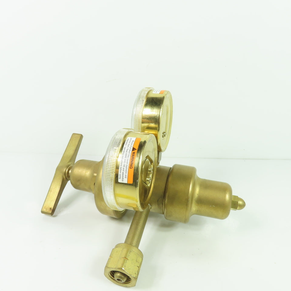 Harris Model 9200 Two-Stage Pressure Regulator 50PSIG 3000PSIG Max Inlet
