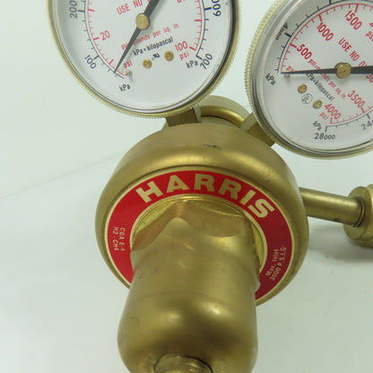 Harris Model 9200 Two-Stage Pressure Regulator 50PSIG 3000PSIG Max Inlet
