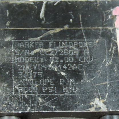 Parker 02.00 CKU-2HTVS19A142AC-3.375 Hydraulic Cylinder 2" Bore 3.375" Stroke