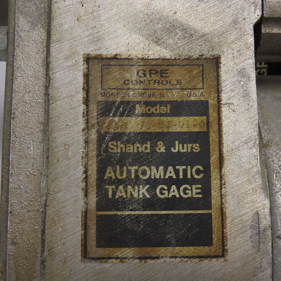 GPE Shand & Jurs Model 92020-32-01-01-00 Automatic Tank Gage Assembly
