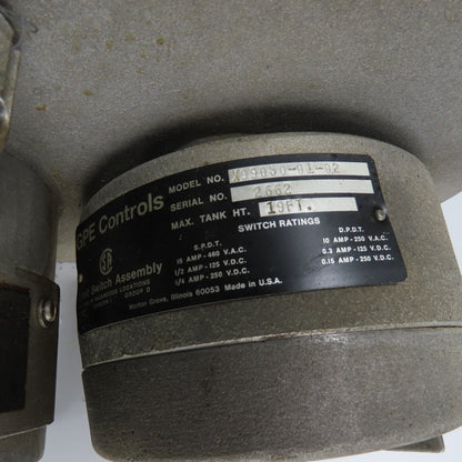 GPE Shand & Jurs Model 92020-32-01-01-00 Automatic Tank Gage Assembly