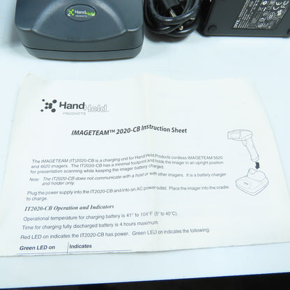 HandHeld 2020-CB-A Imageteam Charging Station Unit For 5620 & 4620 Imagers NEW